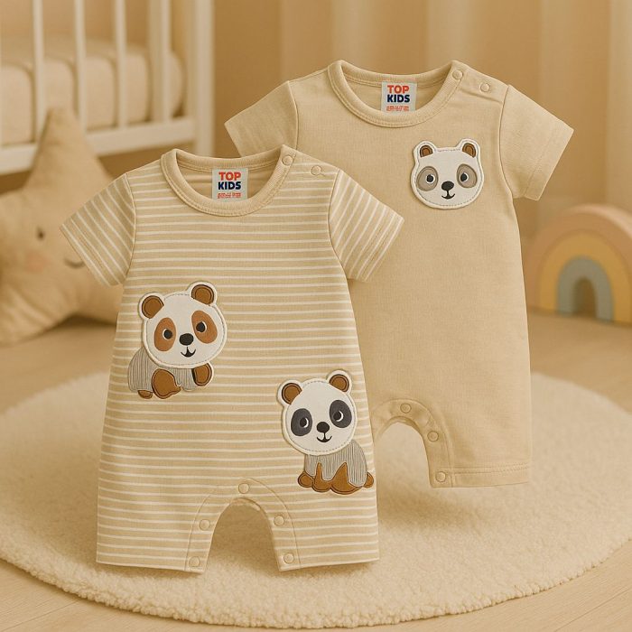 ⁦BABY ROMPER 2PCS SET⁩ - الصورة ⁦1⁩